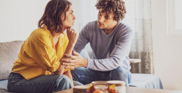couple talking
