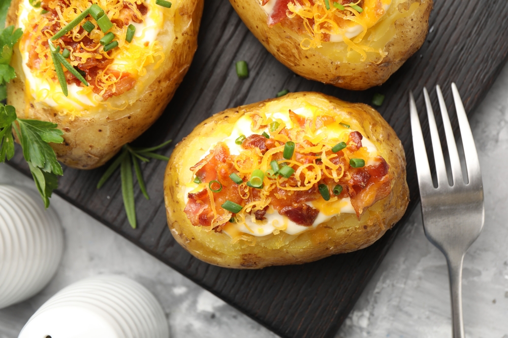 "Bake" Potatoes Without Turning On the Oven