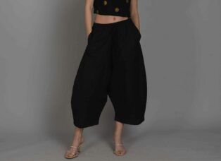 Silky Balloon Pants Might Be This Year’s Holiday Party Outfit